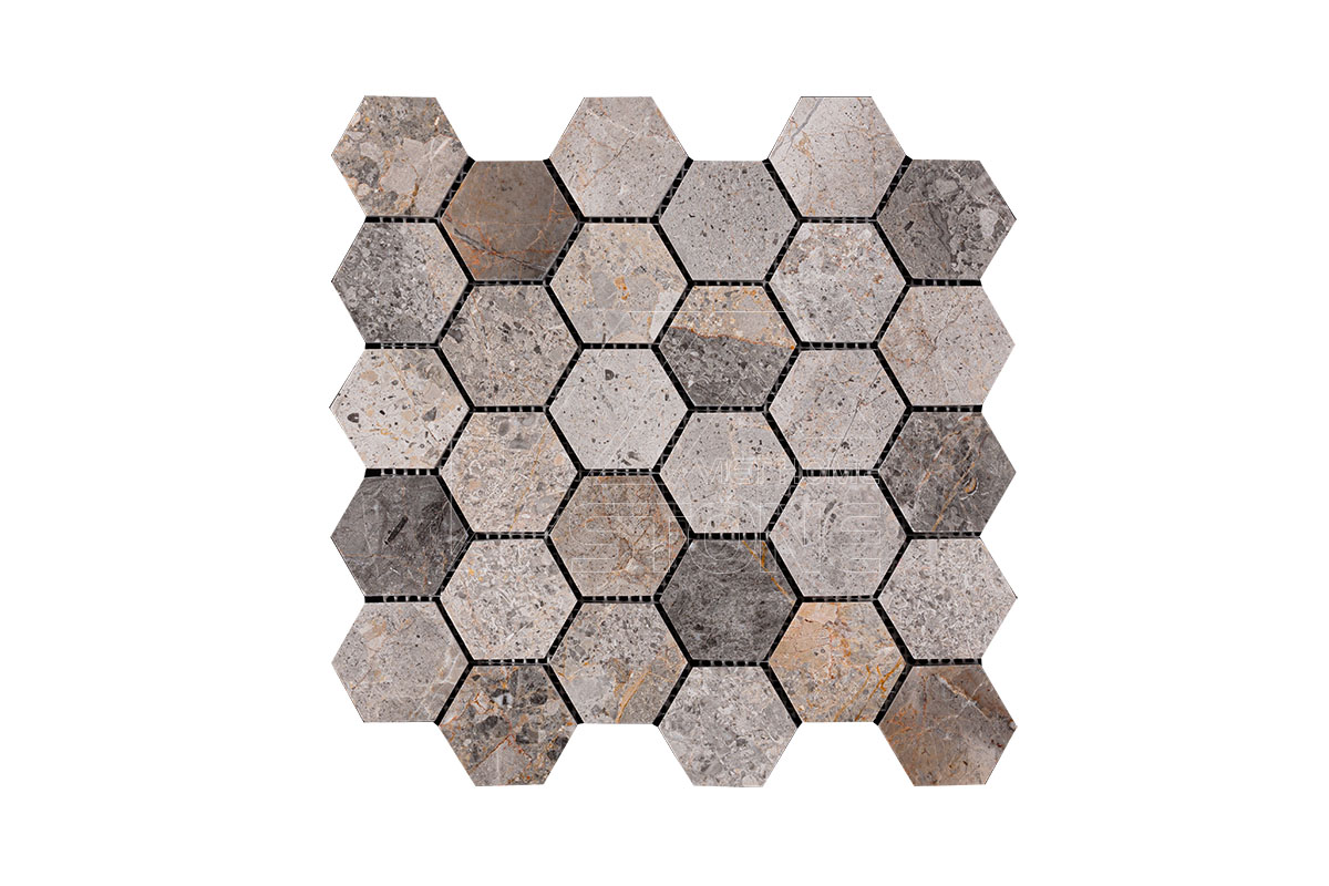 37 Hexagon Red Multicolor Mosaic.Code_M1201501 copy