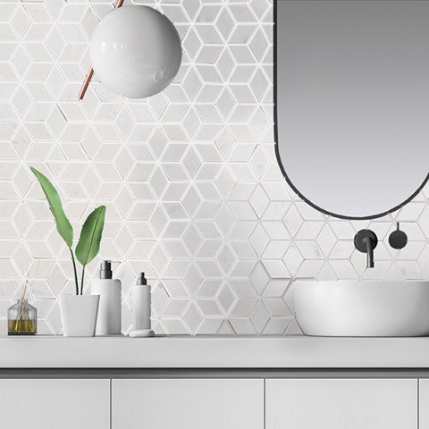 M0101522 - Mosaico de mármol diamante - Pic4