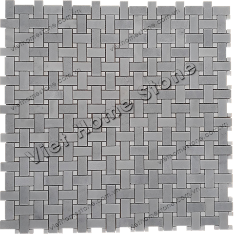 M0701414 - Mosaico de mármol Basket Weave - Pic2
