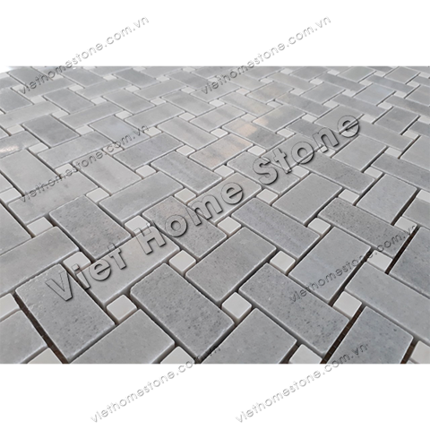 M0701414 - Mosaico de mármol Basket Weave - Pic3