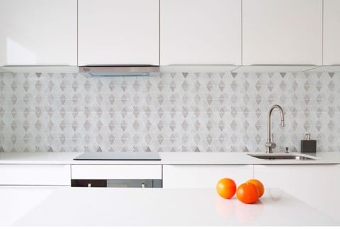 M6201491 - Triangles and Trapezoids Marble Mosaic - Pic5