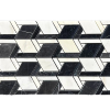 Pure-Black-Milky-White-Basket-Waeve-Mosaic