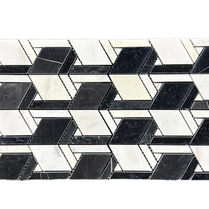 Pure-Black-Milky-White-Basket-Waeve-Mosaic