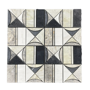 Mixe-Color-Hidden-Circle-Waterjet-Mosaic